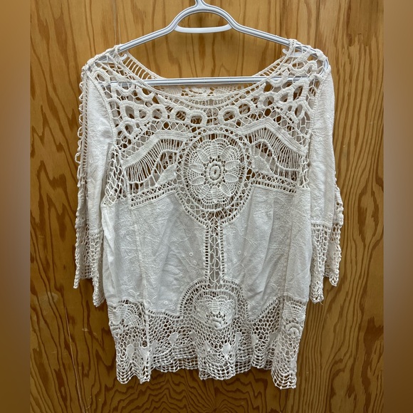Cotton lace top, size L/XL - Picture 2 of 3